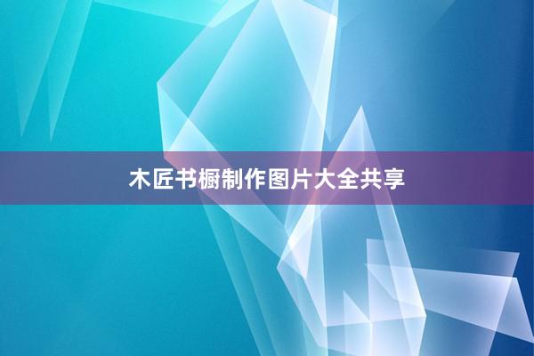 木匠书橱制作图片大全共享